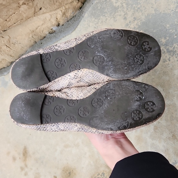 Tory Burch reva pitone Rocha snake flats size 8 - Picture 6 of 11